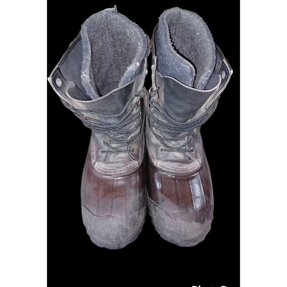 LaCrosse Iceman Winter Snow Boots USA Made Leather Mens US Size 12 - Picture 2 of 5